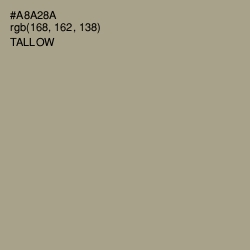 #A8A28A - Tallow Color Image