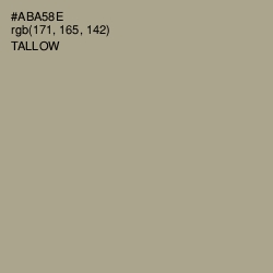 #ABA58E - Tallow Color Image