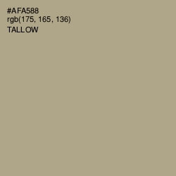 #AFA588 - Tallow Color Image