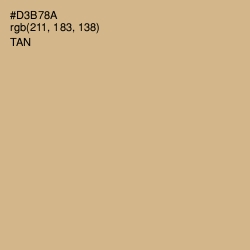 #D3B78A - Tan Color Image