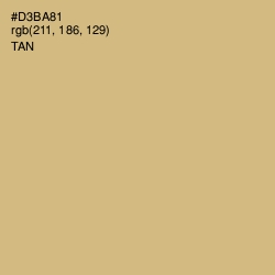 #D3BA81 - Tan Color Image