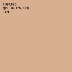 #D8AF90 - Tan Color Image