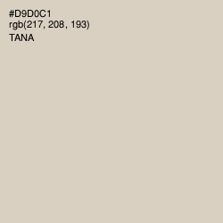 #D9D0C1 - Tana Color Image