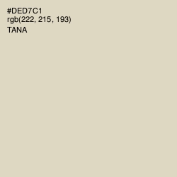 #DED7C1 - Tana Color Image