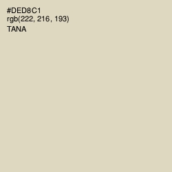 #DED8C1 - Tana Color Image