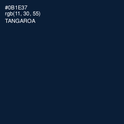 #0B1E37 - Tangaroa Color Image