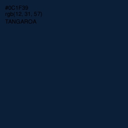 #0C1F39 - Tangaroa Color Image