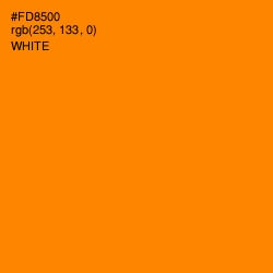 #FD8500 - Tangerine Color Image