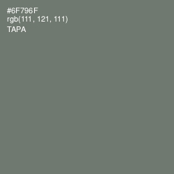 #6F796F - Tapa Color Image