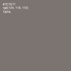#7C7671 - Tapa Color Image