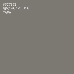 #7C7872 - Tapa Color Image