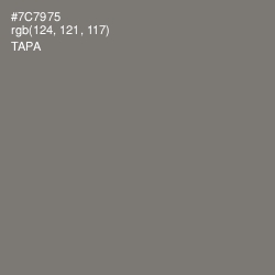 #7C7975 - Tapa Color Image