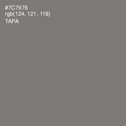 #7C7976 - Tapa Color Image