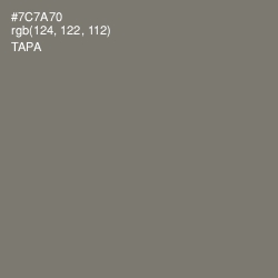 #7C7A70 - Tapa Color Image
