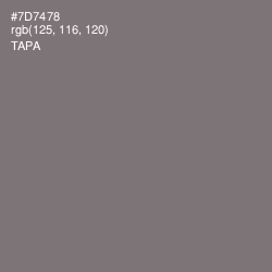 #7D7478 - Tapa Color Image