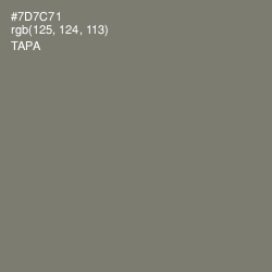 #7D7C71 - Tapa Color Image