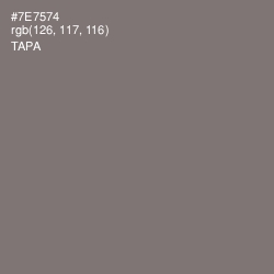 #7E7574 - Tapa Color Image