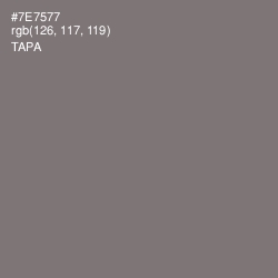 #7E7577 - Tapa Color Image