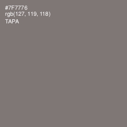 #7F7776 - Tapa Color Image