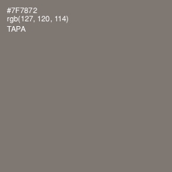 #7F7872 - Tapa Color Image