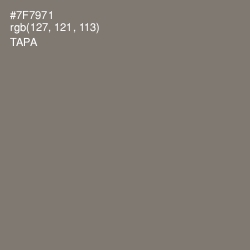 #7F7971 - Tapa Color Image