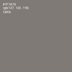 #7F7A76 - Tapa Color Image