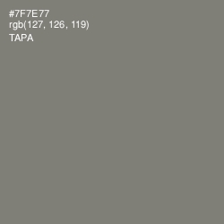#7F7E77 - Tapa Color Image
