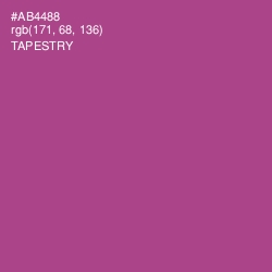 #AB4488 - Tapestry Color Image