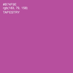 #B74F9E - Tapestry Color Image