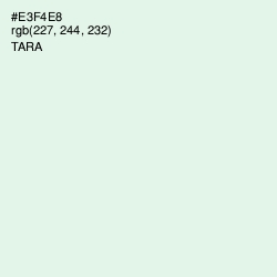 #E3F4E8 - Tara Color Image