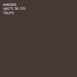 #483835 - Taupe Color Image