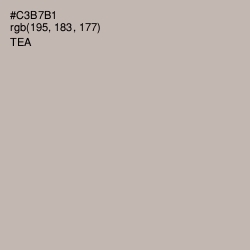 #C3B7B1 - Tea Color Image