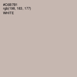 #C6B7B1 - Tea Color Image