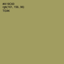 #A19C60 - Teak Color Image