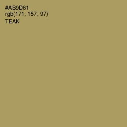 #AB9D61 - Teak Color Image