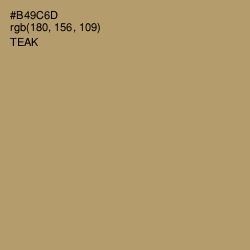 #B49C6D - Teak Color Image