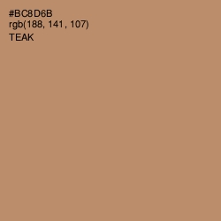 #BC8D6B - Teak Color Image