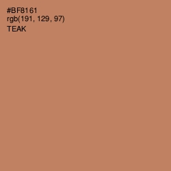 #BF8161 - Teak Color Image