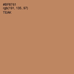 #BF8761 - Teak Color Image
