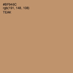 #BF946C - Teak Color Image