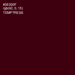 #3E000F - Temptress Color Image
