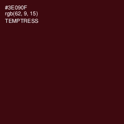 #3E090F - Temptress Color Image