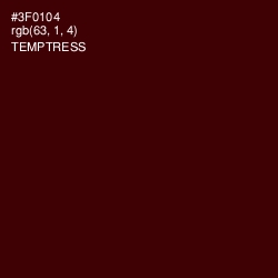 #3F0104 - Temptress Color Image