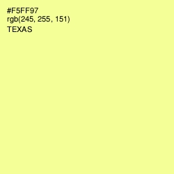 #F5FF97 - Texas Color Image