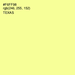 #F6FF98 - Texas Color Image