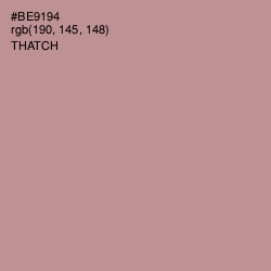 #BE9194 - Thatch Color Image