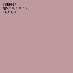 #BE999F - Thatch Color Image