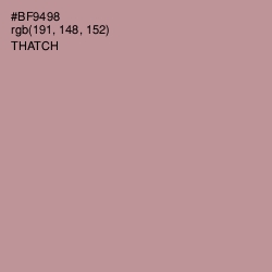 #BF9498 - Thatch Color Image