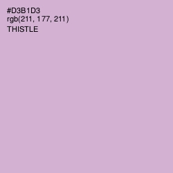 #D3B1D3 - Thistle Color Image