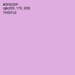 #DFADDF - Thistle Color Image